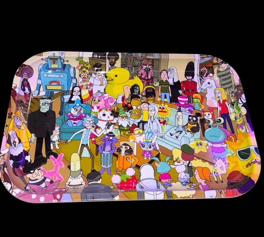 Bandeja Metal Glow Rick & Morty 3