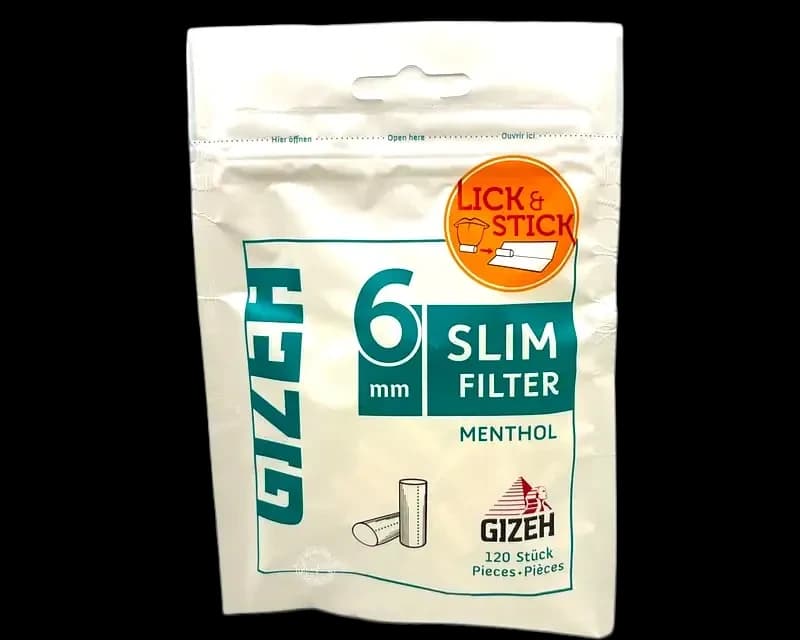 Gizeh Filtro Mentolado 6mm